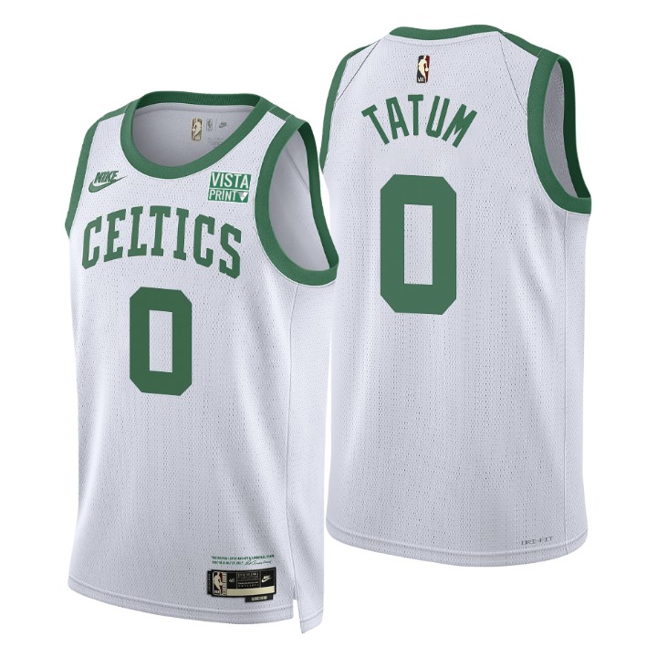 Men's Boston Celtics Jayson Tatum #0 Year Zero Classic Edition 75th Season Jersey 2401IMUM